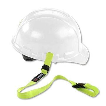 Buckle Hard Hat Lanyard, Lime, 8 in, 2 lbs