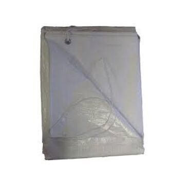 Hoarding Tarpaulin, 15 ft x 20 ft, Polyethylene, Natural