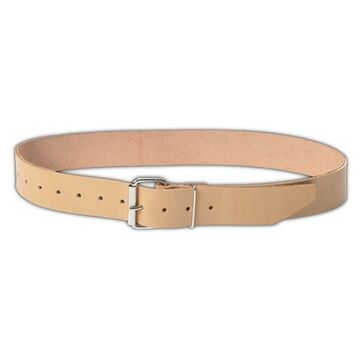 Leather Belt, Stainless Steel