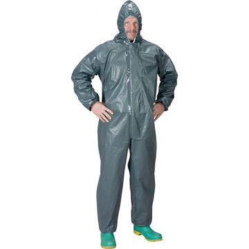 Protective Coverall, Storm Flap Over Zipper
