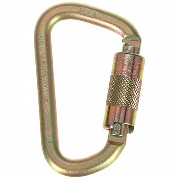 Carabiner 11/16 In Yellow Zinc