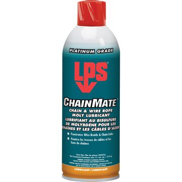 Chain and Wire Rope Lubricant, Aerosol, Dark Gray, Black, 0.88