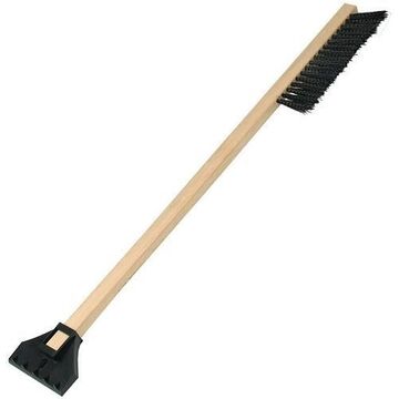 Economy Snow Brush, 25 in x 25 in, Wood, Scraper