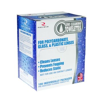 Lens Cleaning Towelette, 1 in wd x 2 in ht x 1 in dp Tissue