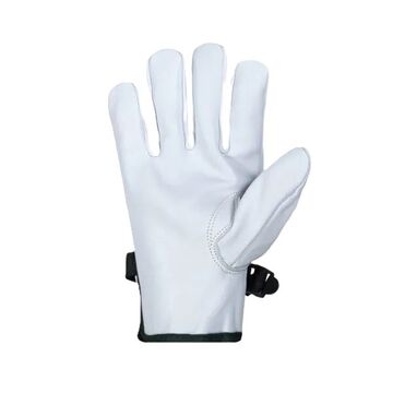 Low Voltage Cover Gloves, Goat Leather Palm, White