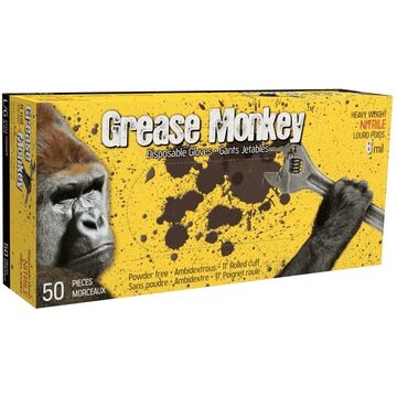 Gloves Grease Monkey 8 Mil Black