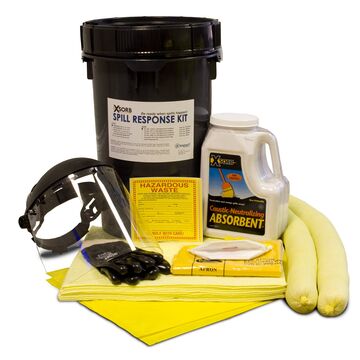 Caustic Neutralizing Spill Kit, 6.5 Gal.