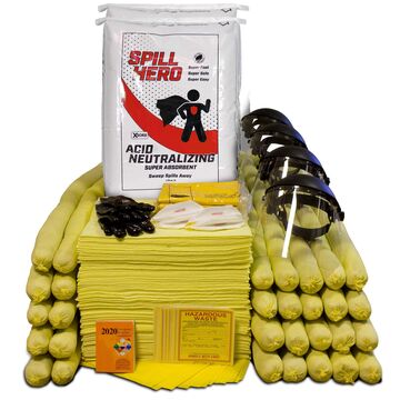 Acid Neutralizing Spill Kit, 95 Gal.