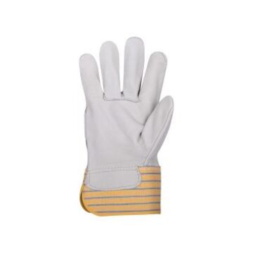Leather Gloves, Large, Yellow