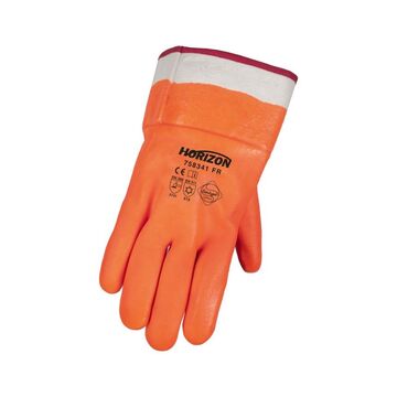 Coated Gloves, Large, Orange