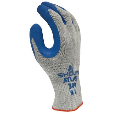 Coated Gloves, Blue, Gray