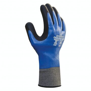 Cut Resistant Gloves, Black/blue/gray