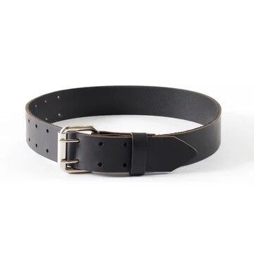 Belt 1.5in Buffalo Latigo Leather Waist 38 Black