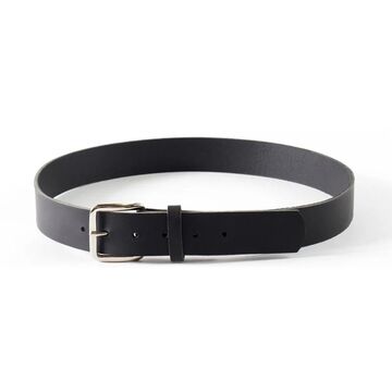 Belt 1.5in Buffalo Latigo Leather Waist 52 Black