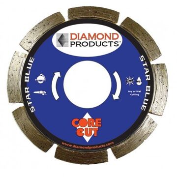 Saw Blade, 4.5 in x 0.07 in, Blue