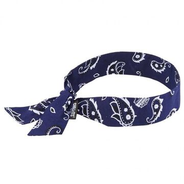 Bandeau Bandana Refroidissant par Evaporation, Marine Western, 100% Coton