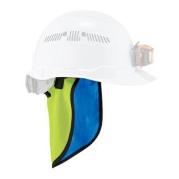 Hard Hat Neck Shade, Poly Vinyl Alcohol, High Visibility Lime