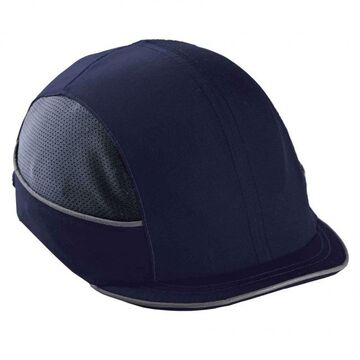 Bump Cap Hat, Hi-Viz Polyester/Nylon, Marine