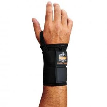 Double Strap Wrist Support, Medium, Black, Elastane/Polyester
