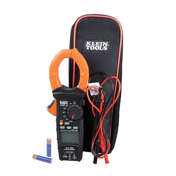 Digital Clamp Meter, LCD, 2 in, 2000 AAC, 2000 ADC, 1000 V, 6000 µf, 500 Hz, Plastic