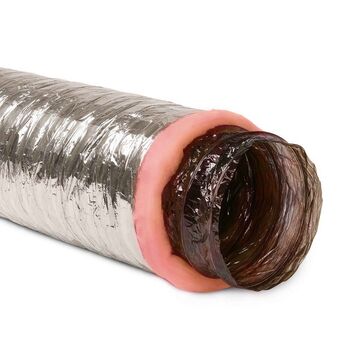 Foil Flexible Air Duct, 6 in x 25 ft
