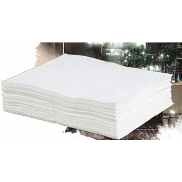 Coussin absorbant pour huile poids moyen Blanc
