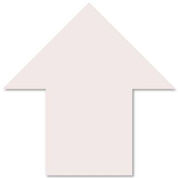 Floor Arrow 5.5in White 50pk