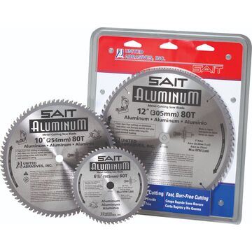 Worm Drive Circular Saw Blade, 7-1/4 in X 5/8 in, 60 TPI, Aluminum, 5800 rpm