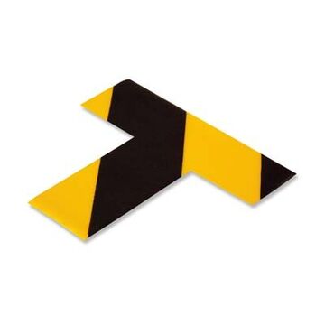 Floor Tape Yellow/black (t) 100pk