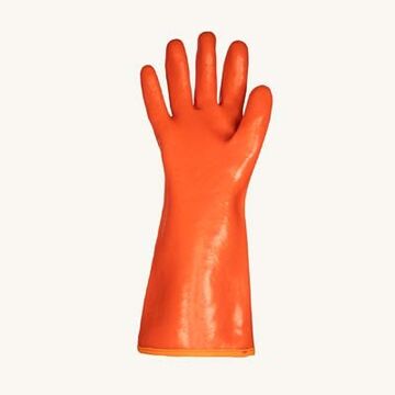 Chemical Gloves: Pvc, Ansi A6, Orange