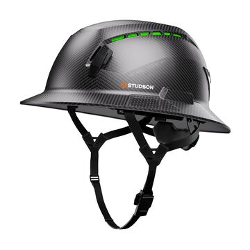 Casque de sécurité plein bord ventilé carbone