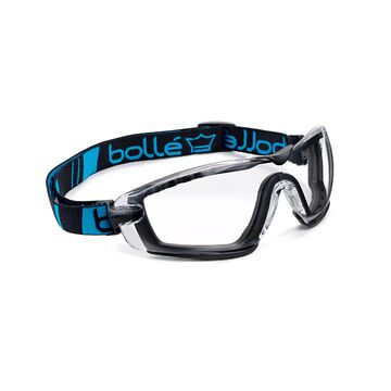 Safety Goggles Foam Lined, Clear Lens
