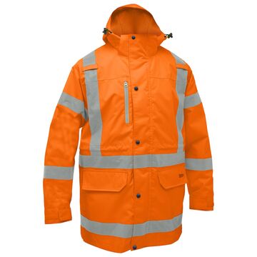 Jacket Men 5 In 1 Taped Hi Vis Orange